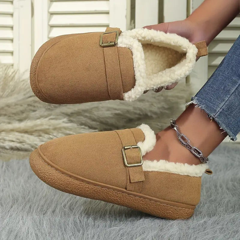 Cozy Buckle Slippers