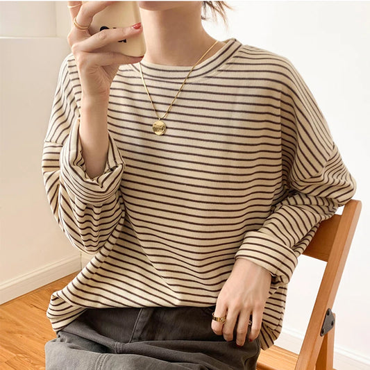 Coffee & Calm Cotton Long-Sleeve