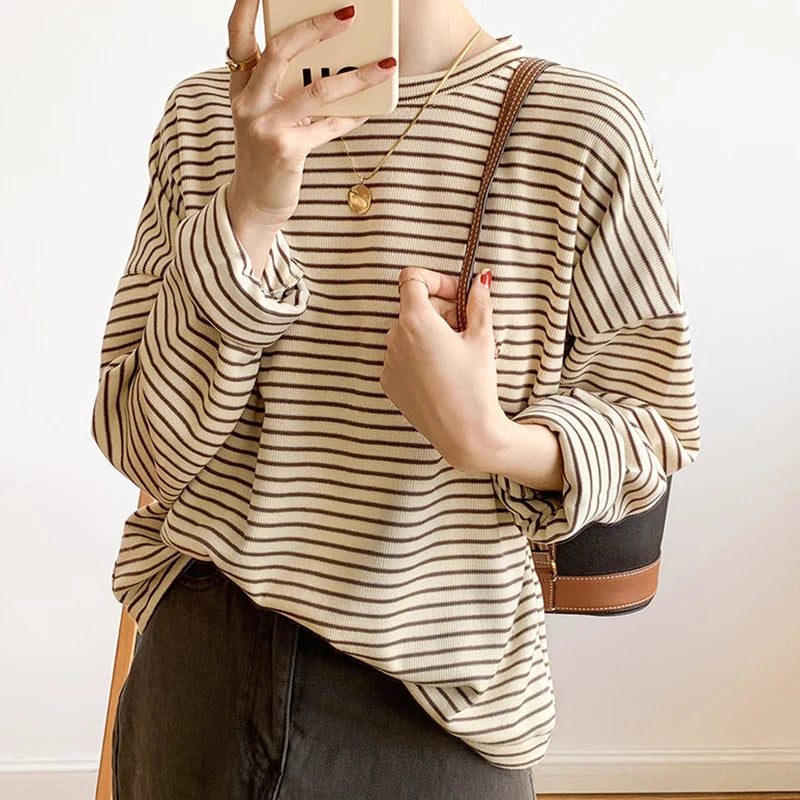 Coffee & Calm Cotton Long-Sleeve