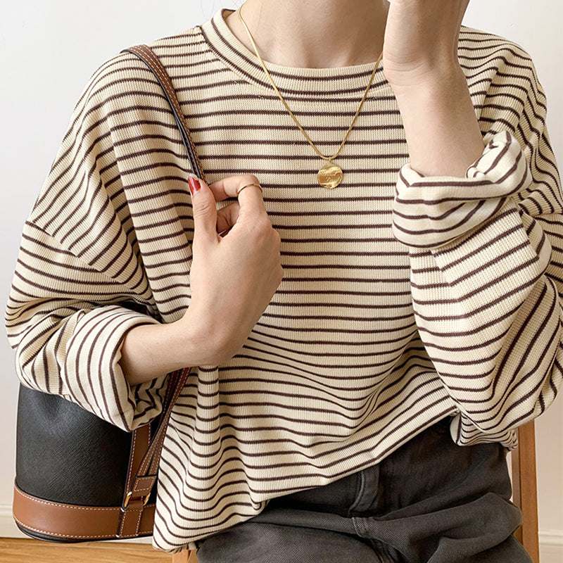 Coffee & Calm Cotton Long-Sleeve