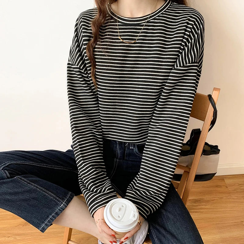 Coffee & Calm Cotton Long-Sleeve