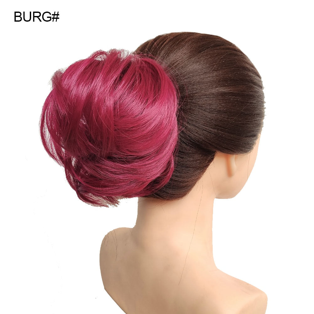 Messy Rose Hair Bun