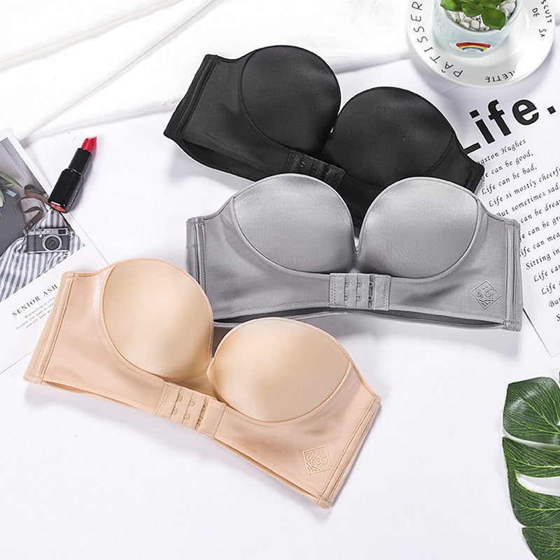 Invisible Stay Up Push Up Bra