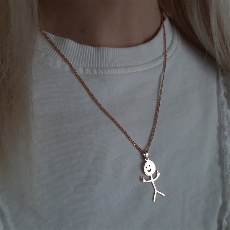 Funny Doodle Necklace