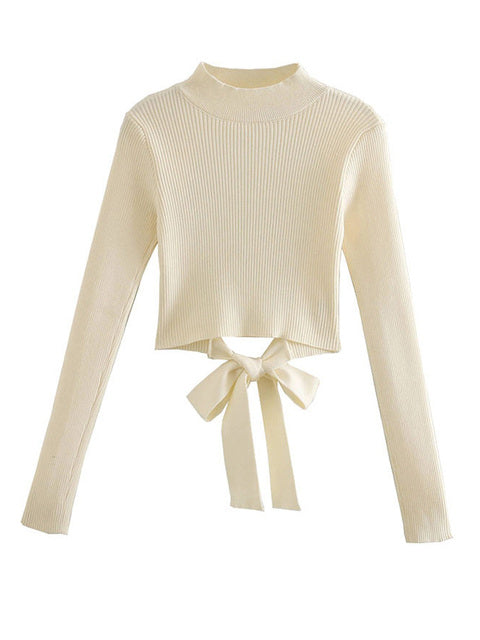 Chloe Bow Knitted Pullover