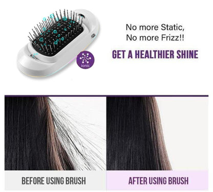 FrizzStop - Portable Electric Ionic Hairbrush